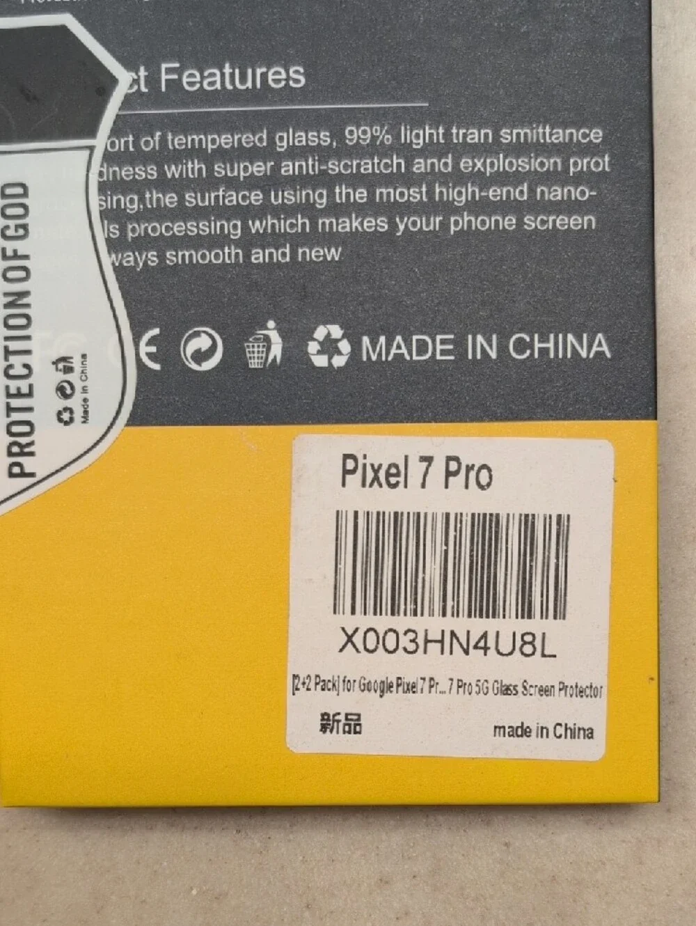 Pixel 7 Pro Premium Tempered Screen Protector and Camera Lens Protector, 2-Pack